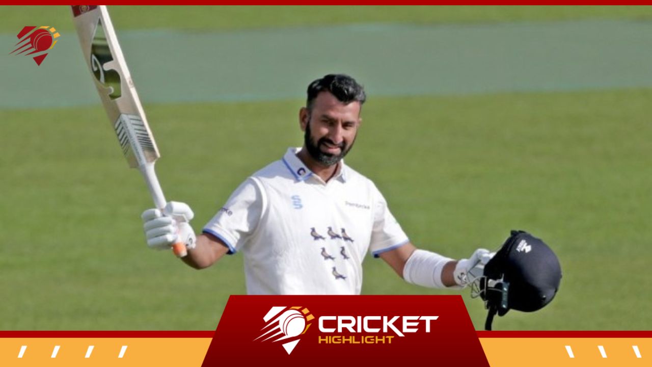 फॉर्म में Cheteshwar Pujara, Sussex के लिए चार मैचों में जड़ा तीसरा शतक  