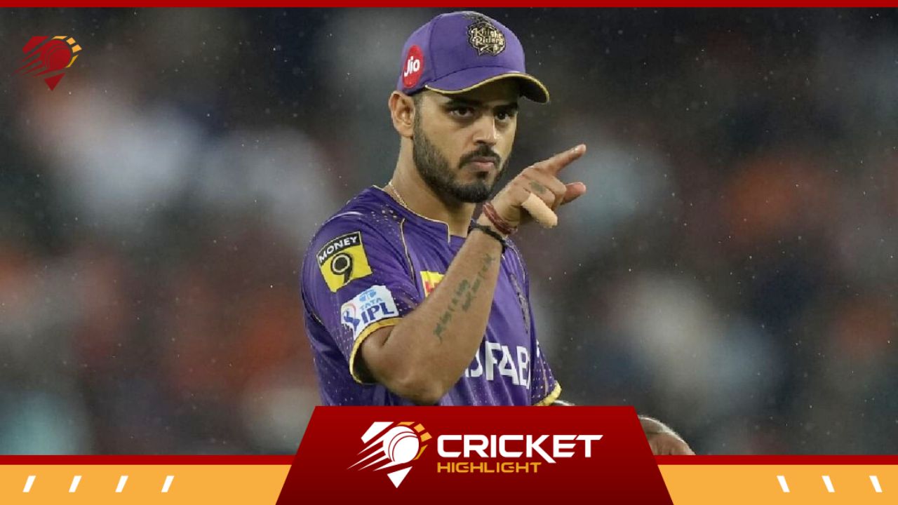 Nitish Rana fined:KKR कप्तान राणा पर लगा 12 लाख का जुर्माना  