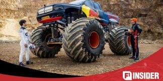 Tsunoda ने शानदार Off-road Race में Verstappen को हराया  