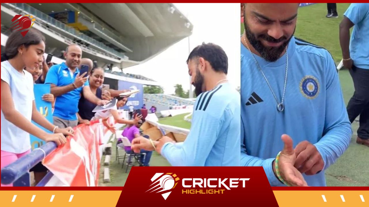 नन्ही फैन ने Virat Kohli को दिया खास गिफ्ट, Video वायरल  