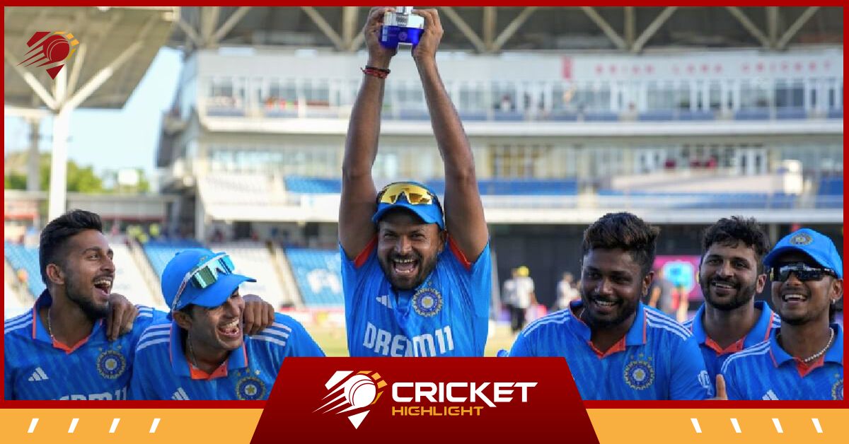 IND ने WI को 200 रन से हराकर ODI Series अपने नाम की  