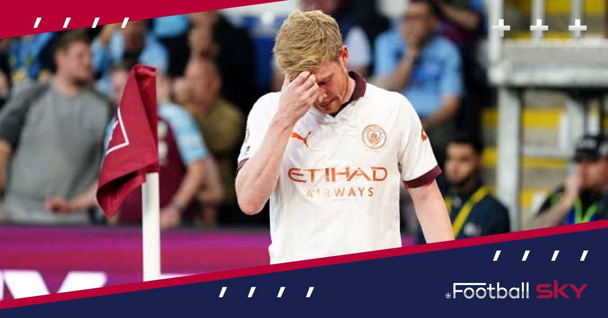 मैंचेस्टर सिटी के केविन डी ब्रुने हुए चार महीने के लिए बाहर  