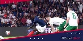 फ्रांस ने यूरो कप क्वालीफायर मे आयरलैंड को दी पटकनी  