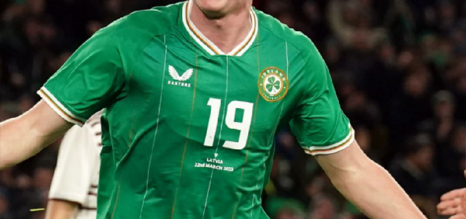 Ireland ने latvia को 3-2 से हराया  