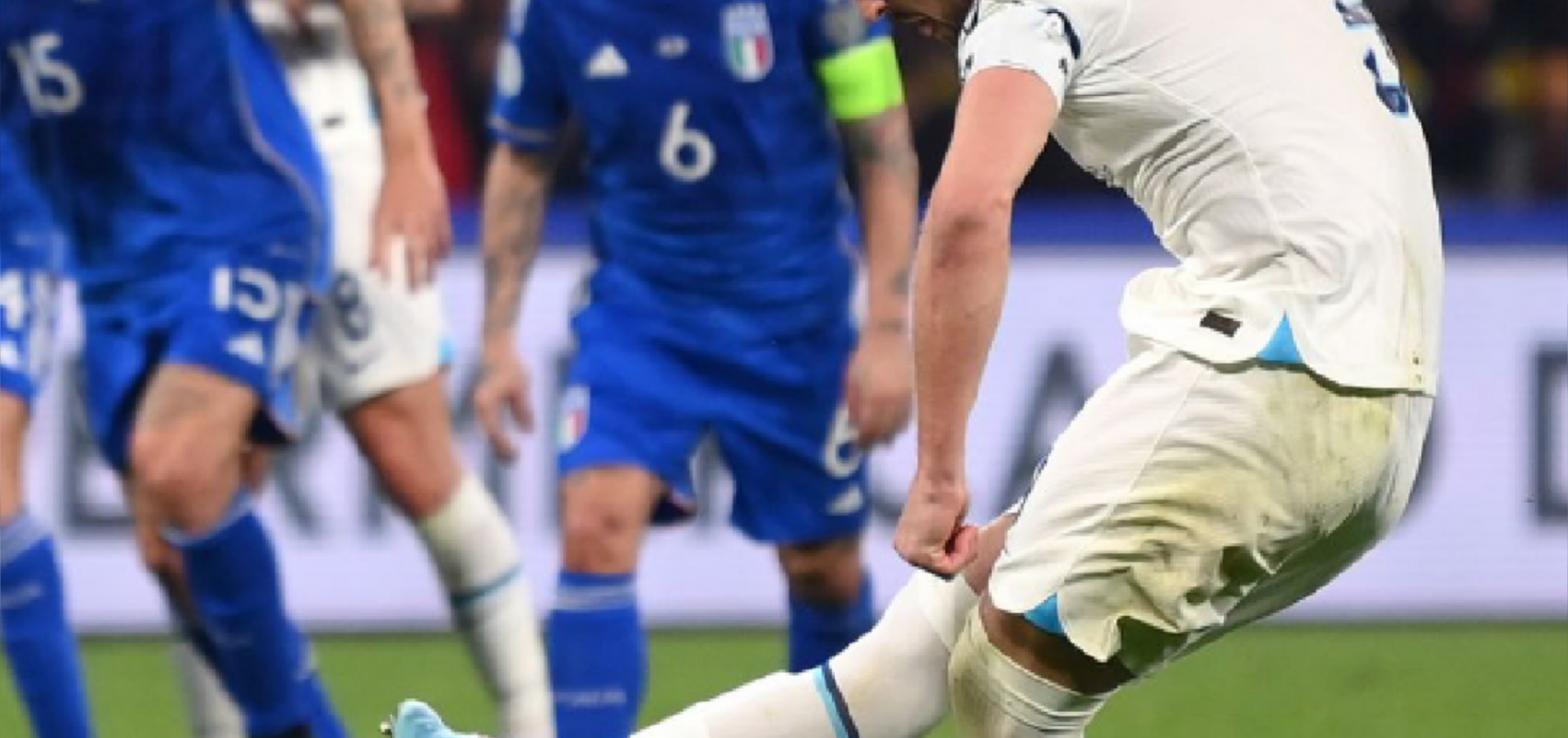 यूरो क्वालीफायर मे england ने italy को हराया  