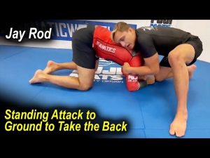 In BJJ, how to perform standing back takes?  
