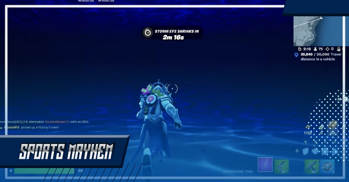 Fortnite चैप्टर 4 के इस ग्लिच से आप तैर सकते है पानी के अंदर  