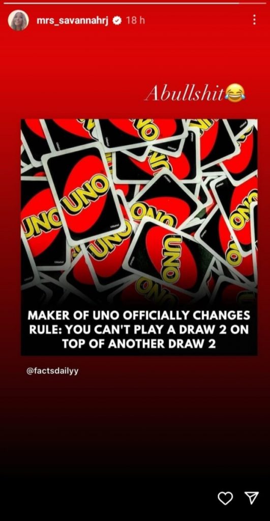 LeBron James and Savannah disappointed by the UNO company LeBron James and Savannah disappointed by the UNO company