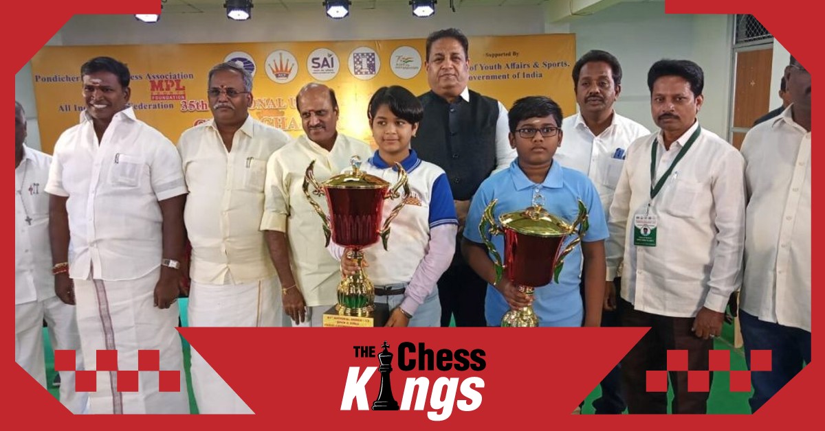 दक्षिण और स्नेहा बने 35वीं नैशनल अंडर-15 चैम्पियनशिप के विजेता  