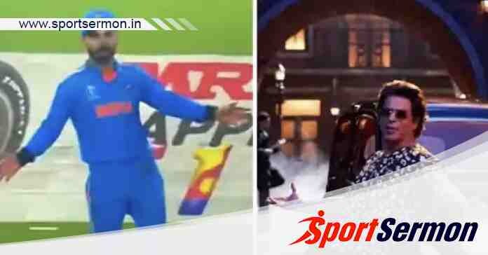 Watch- Cricketer Virat Kohli dances on SRK's song 'Chaleya'  