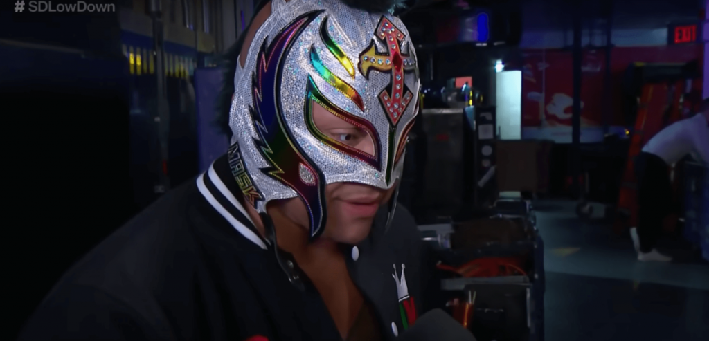 The New United States Champion Rey Mysterio breaks silence  