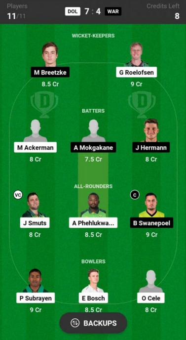 DOL vs WAR Match Preview: 2nd Semifinal, South African T20 Challenge, 2024  