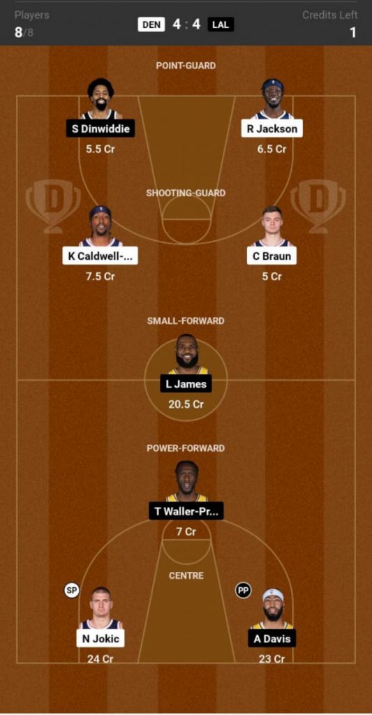 Denver Nuggets vs LA Lakers, DEN vs LAL, Game 5, Play-offs Round 1 Denver Nuggets vs LA Lakers, DEN vs LAL, Game 5, Play-offs Round 1
