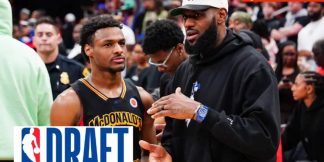 LeBron James’s son Bronny declares for 2024 NBA draft  