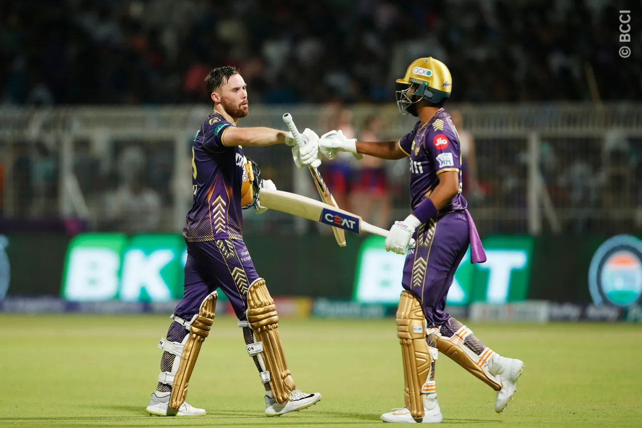 Phil Salt Stars as KKR Crush DC with Record-Breaking Opening Partnership  