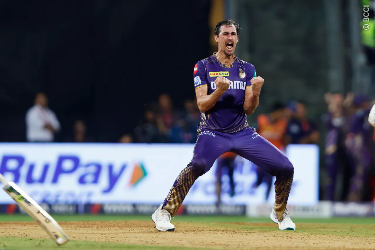 Mitchell Starc Shines as KKR Clinch Thriller Against Mumbai  