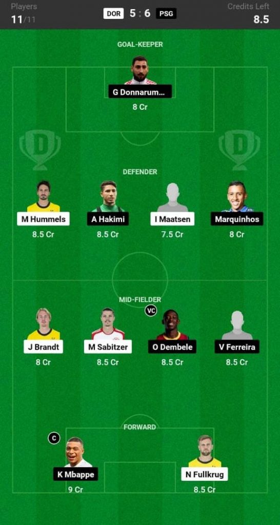 Borussia Dortmund vs Paris-Saint Germain SF Leg 1, CL Match Preview, Prediction Borussia Dortmund vs Paris-Saint Germain SF Leg 1, CL Match Preview, Prediction