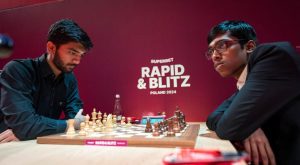Superbet Rapid 2024 के दूसरे दिन गुकेश ने कार्लसन को दिया चकमा  