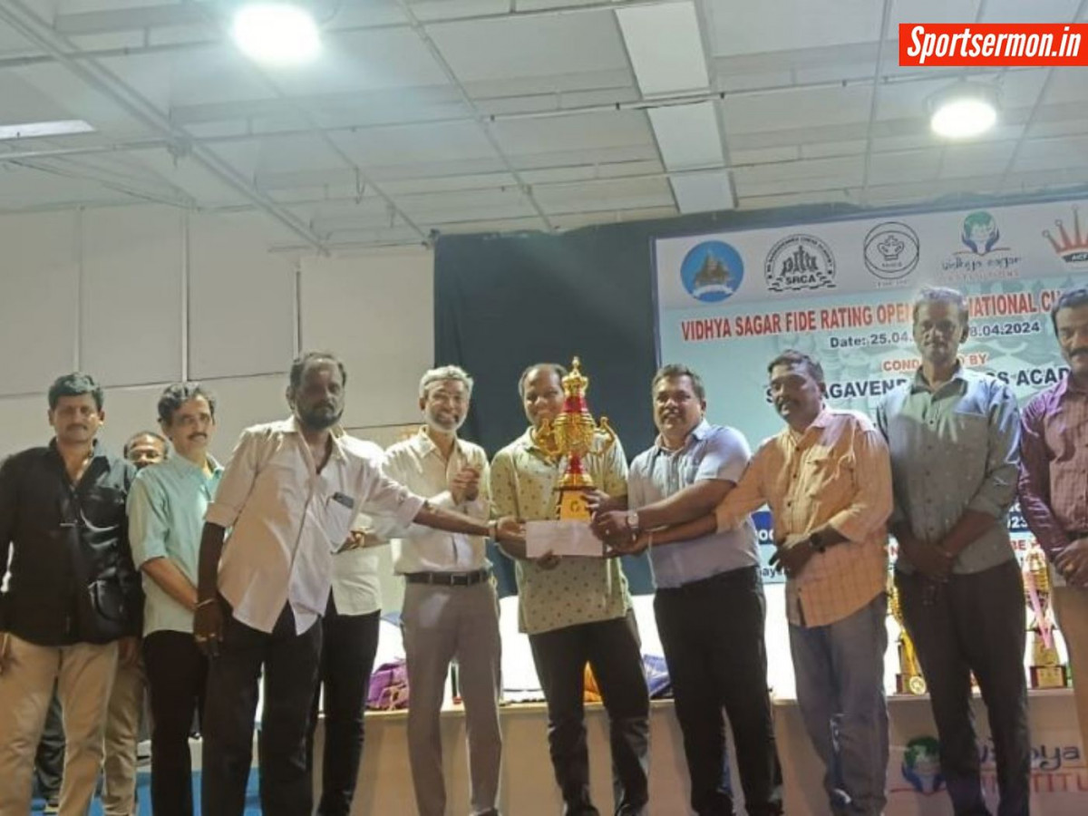 FM कुणाल ने जीती विद्या सागर टूर्नामेंट की ट्राफी, जानें क्या रहा स्कोर  