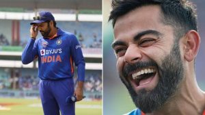 IPL: जब बैटिंग करते वक्त रोहित शर्मा को उंगली करके चले गए कोहली, Video वायरल  