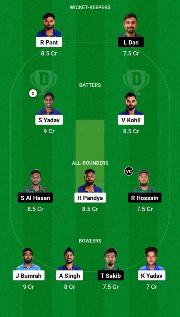 IND vs BAN: कमाना है पैसा? तो ऐसे बनाएं Dream11 Team, इन्हें चुने टीम का कप्तान  