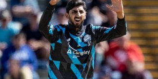 Launched in India Shoaib Bashir Gets Hit for 38 Runs in an Over  