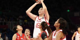 China's Tallest Girl Zhang Ziyu is Showing her Infallible Skills in Basketball  