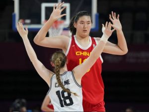 China's Tallest Girl Zhang Ziyu is Showing her Infallible Skills in Basketball  