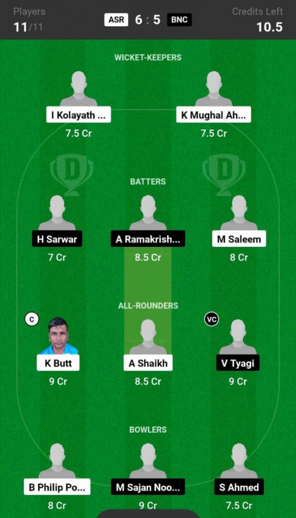 ASR vs BNC Prediction, ASR vs BNC Preview, KCC T20 Challengers cup 2024 ASR vs BNC Prediction, ASR vs BNC Preview, KCC T20 Challengers cup 2024