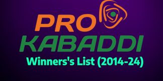 Pro Kabaddi League Winners List 2024: Pro Kabaddi Season 1 to 10 Winners list  