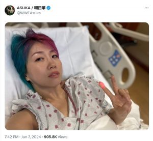 WWE star Asuka shares photos of her injury status on social media WWE star Asuka shares photos of her injury status on social media