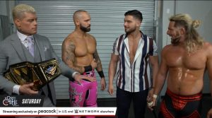 Cody Rhodes takes a dig at AEW during appearance on NXT Cody Rhodes takes a dig at AEW during appearance on NXT