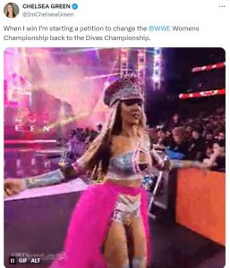 Chelsea Green intends to bring back the WWE Divas Championship  