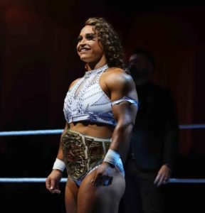 Jordynne Grace revealed the mopwork she did for WWE 2K Game  