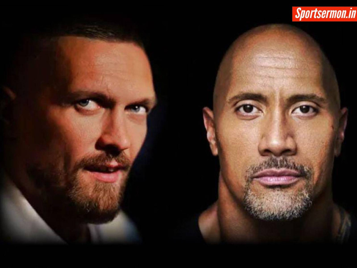 Oleksandr Usyk joins The Rock in the cast of 'The Smashing Machine'  