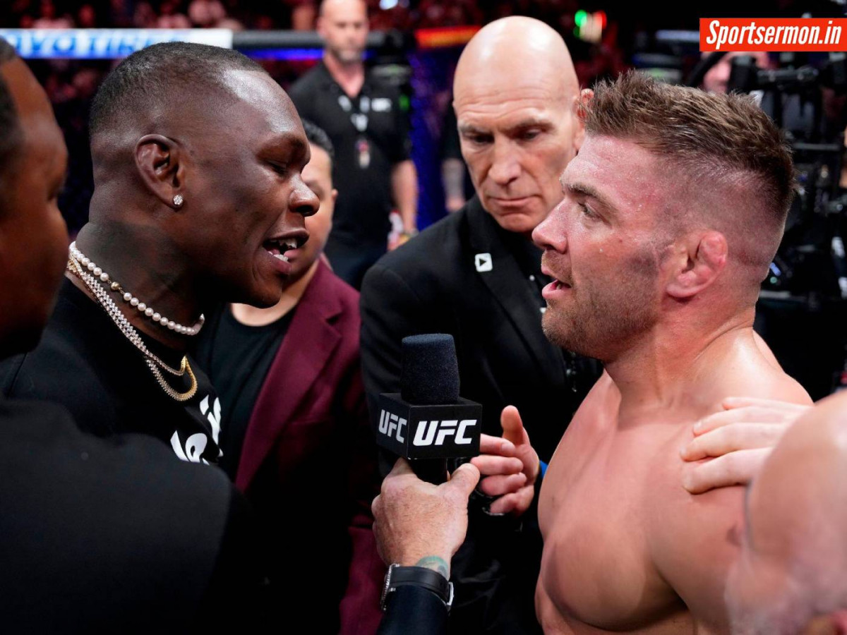 Du Plessis expressed his readiness to fight Israel Adesanya  