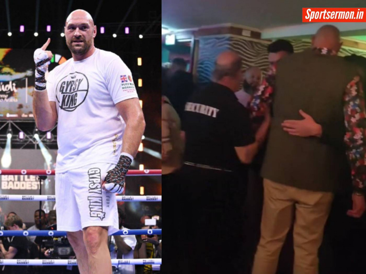 Tyson Fury escorted out of a bar after getting too drunk  