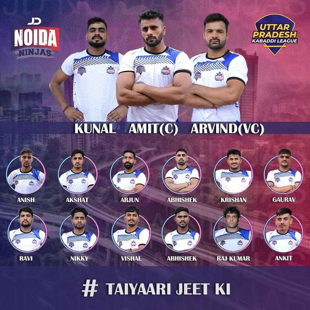 UPKL 2024 में कैसी होगी Noida Ninjas की टीम, यहां देखें Squad में कौन है शामिल?  