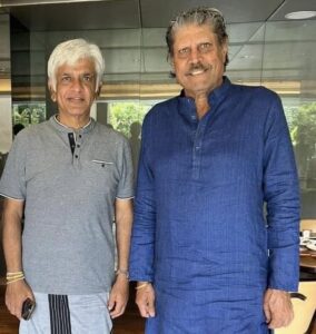 क्रिकेट विश्व कप विजेता अर्जुन रणतुंगा और कपिल देव दोनो आए एक साथ नजर  