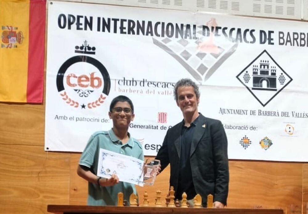 स्पेन में भारत के 14 साल के लाल ने गाड़ा झंडा, विरोधियों को हराकर बना चैंपियन  