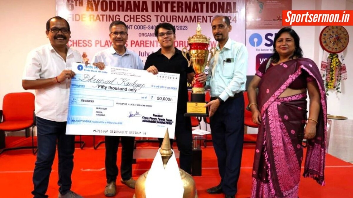 Ayodhana Rating Open में चमके ध्रुपद कश्यप, जीती चमचमाती ट्रॉफी  