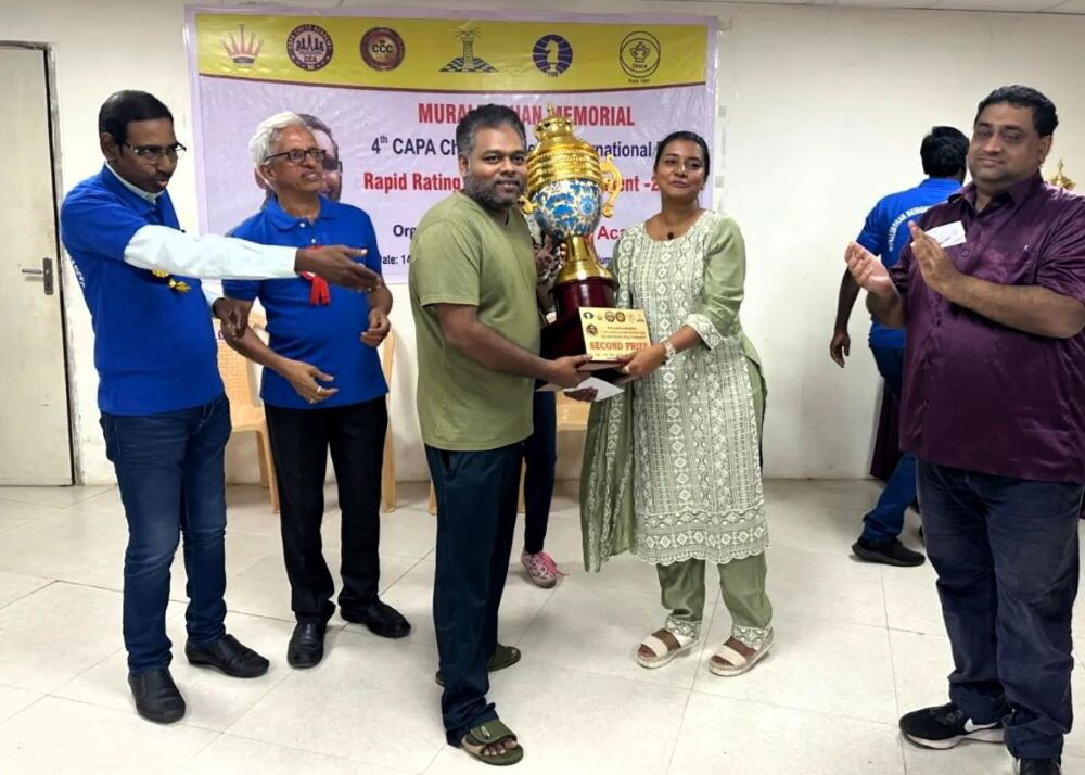 Capa Chess Academy Rapid में चला अजय का सिक्का, जीता खिताब Capa Chess Academy Rapid में चला अजय का सिक्का, जीता खिताब