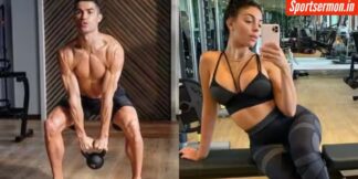 Cristiano Ronaldo घर पर गर्लफ्रेंड साथ करते हैं वर्क आउट, शेयर किया वीडियो  