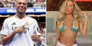 Kylian Mbappe and Dani Grace