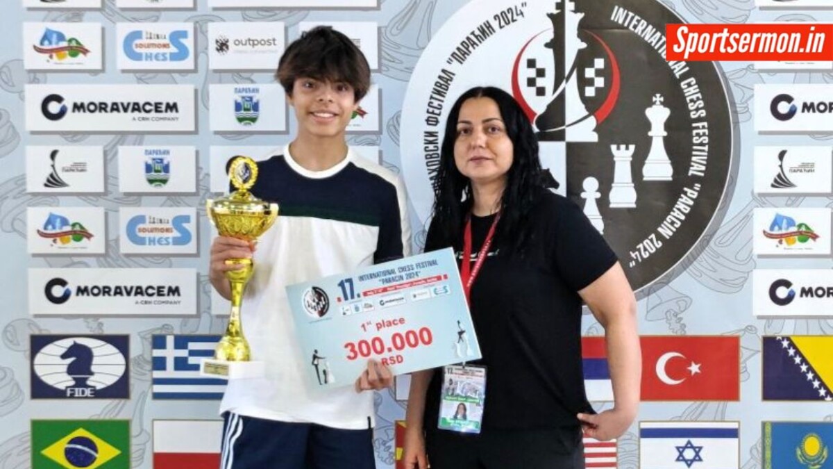 Paracin Open 2024 के चैंपियन बने दिमितार मर्दोव, तीसरे स्थान पर रहे कुशाग्र  