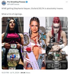 WWE reportedly signed Australian wrestler Delta for Women's Division WWE reportedly signed Australian wrestler Delta for Women's Division