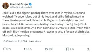 Conor McGregor fires Mike Perry from BKFC after he loses to Jake Paul  