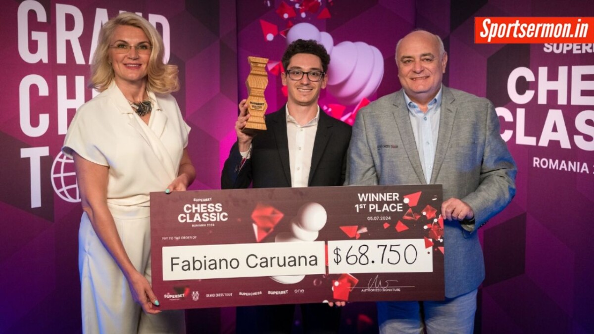 Superbet Chess Classic के सिंकदर बने फैबियानो कारुआना, जीती ट्रॉफी  