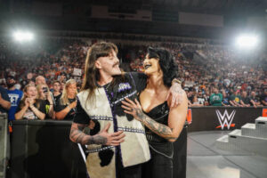 Buddy Matthews' reaction to Rhea Ripley licking Dominik on RAW Buddy Matthews' reaction to Rhea Ripley licking Dominik on RAW