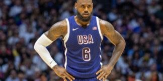 LeBron James Sets New Olympic Record as Team USA Flag Bearer  